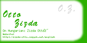 otto zizda business card